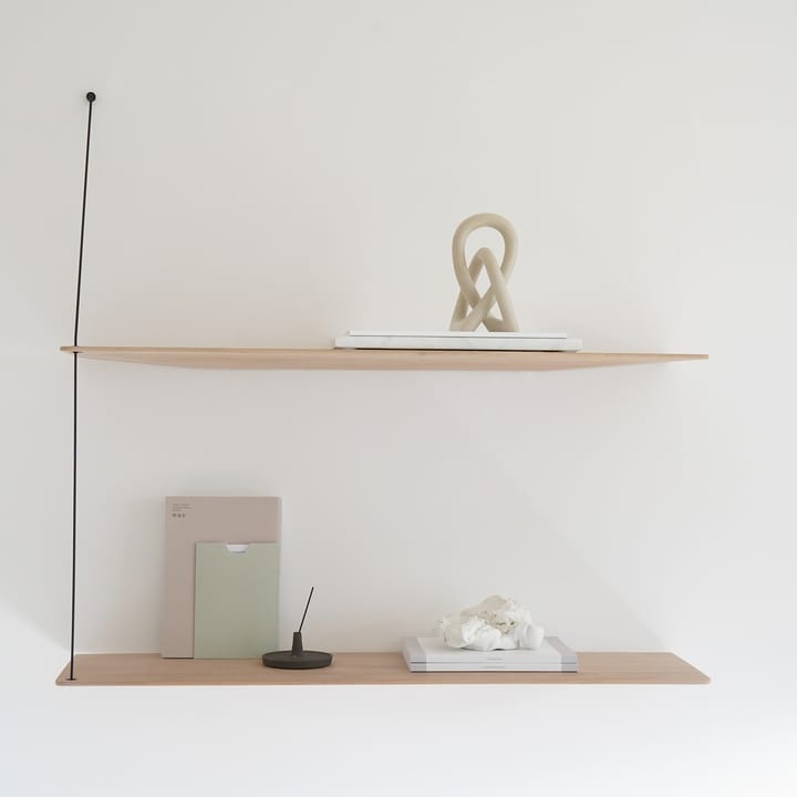 Stedge ράφι τοίχου 80 cm, δρυς με λευκό πιγμέντο Woud