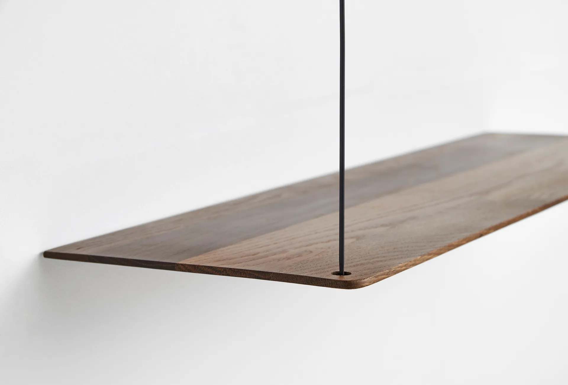 Πρόσθετο ράφι, Stedge, 80 εκ, Καπνισμένη δρυς Woud