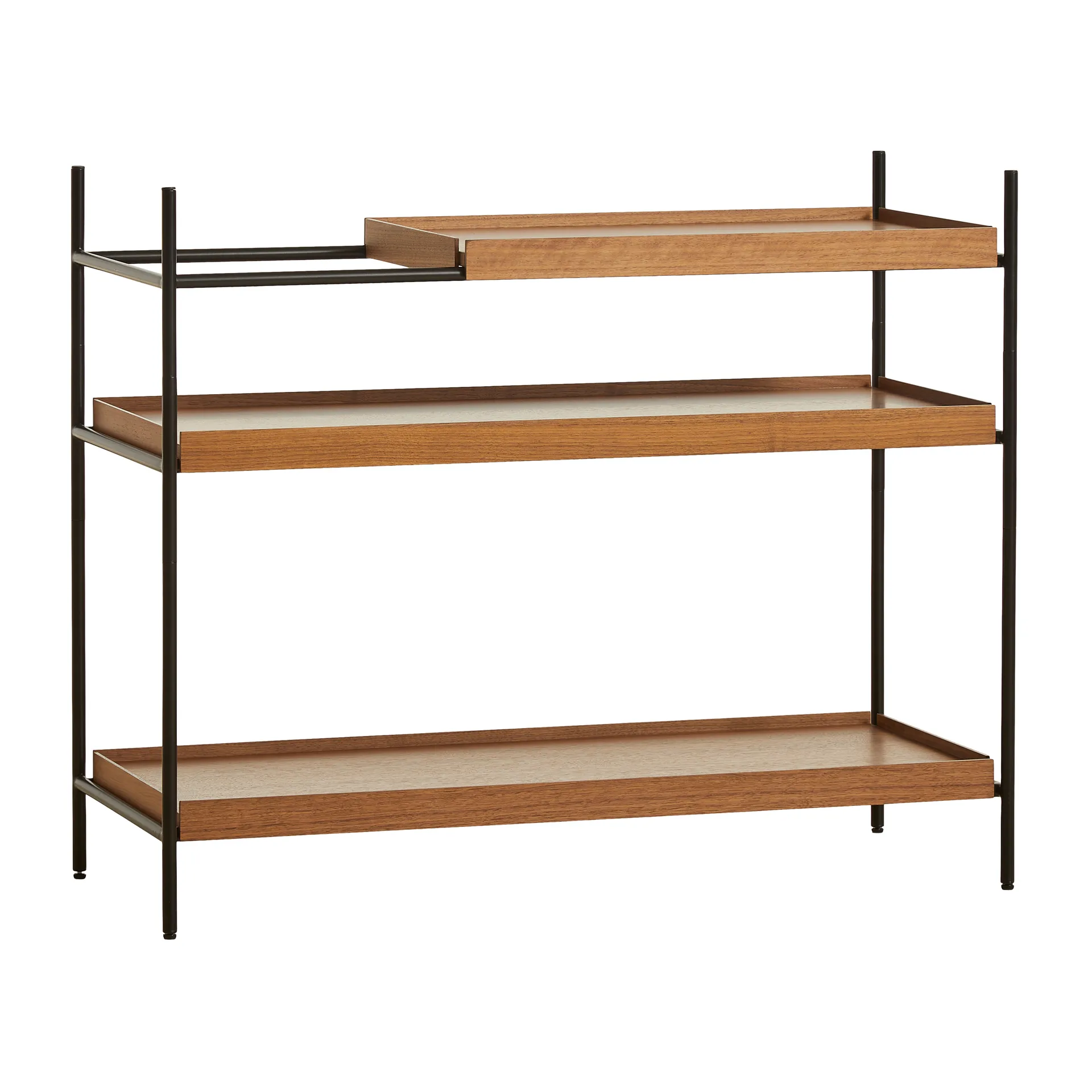 Χαμηλή ραφιέρα, Tray, καρυδιά, 81x100 εκ, Στυλ 1 Woud