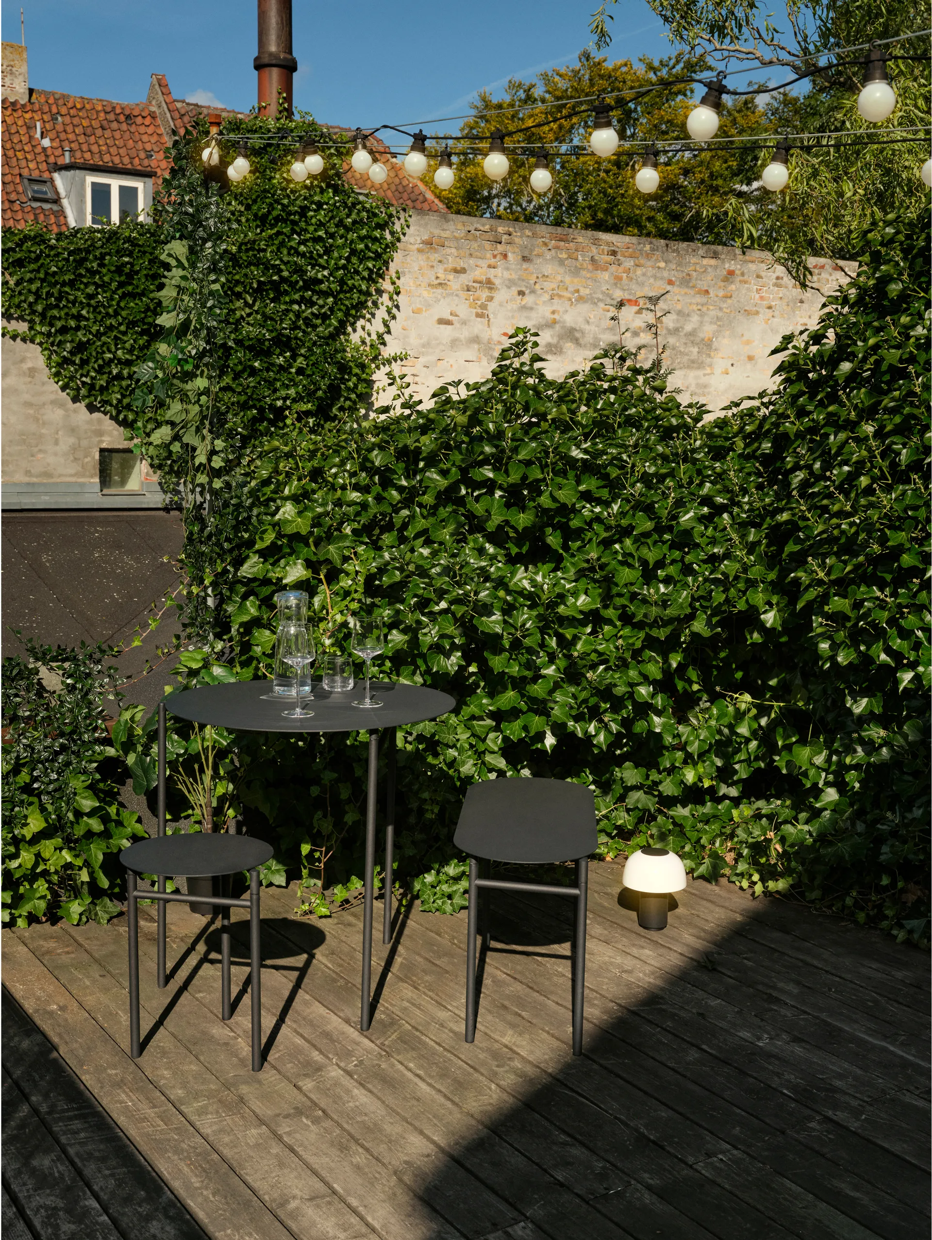 Πάγκος Disc 33x80 cm, Black Zone Denmark