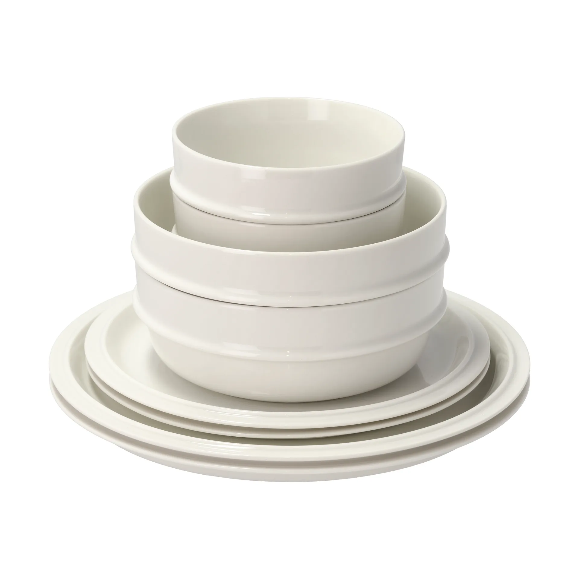 Σετ πιάτων Eau 8 τεμαχίων, Offwhite Zone Denmark