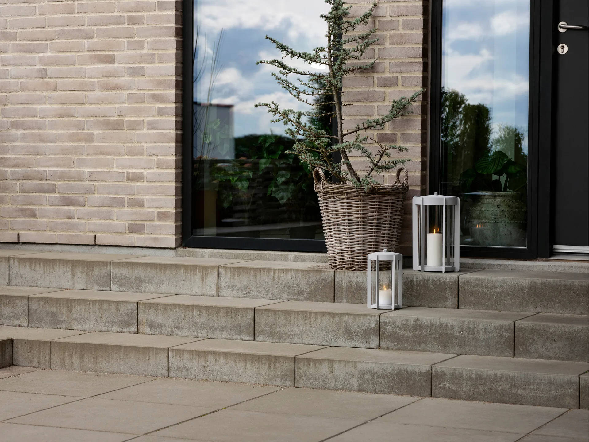 Firefly φαναράκι κερί 35 cm, Soft Grey Zone Denmark