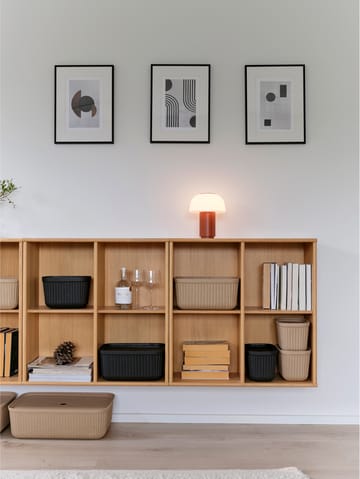 Κουτί αποθήκευσης Pulp 23x32 cm 2-τεμαχίου - Black - Zone Denmark