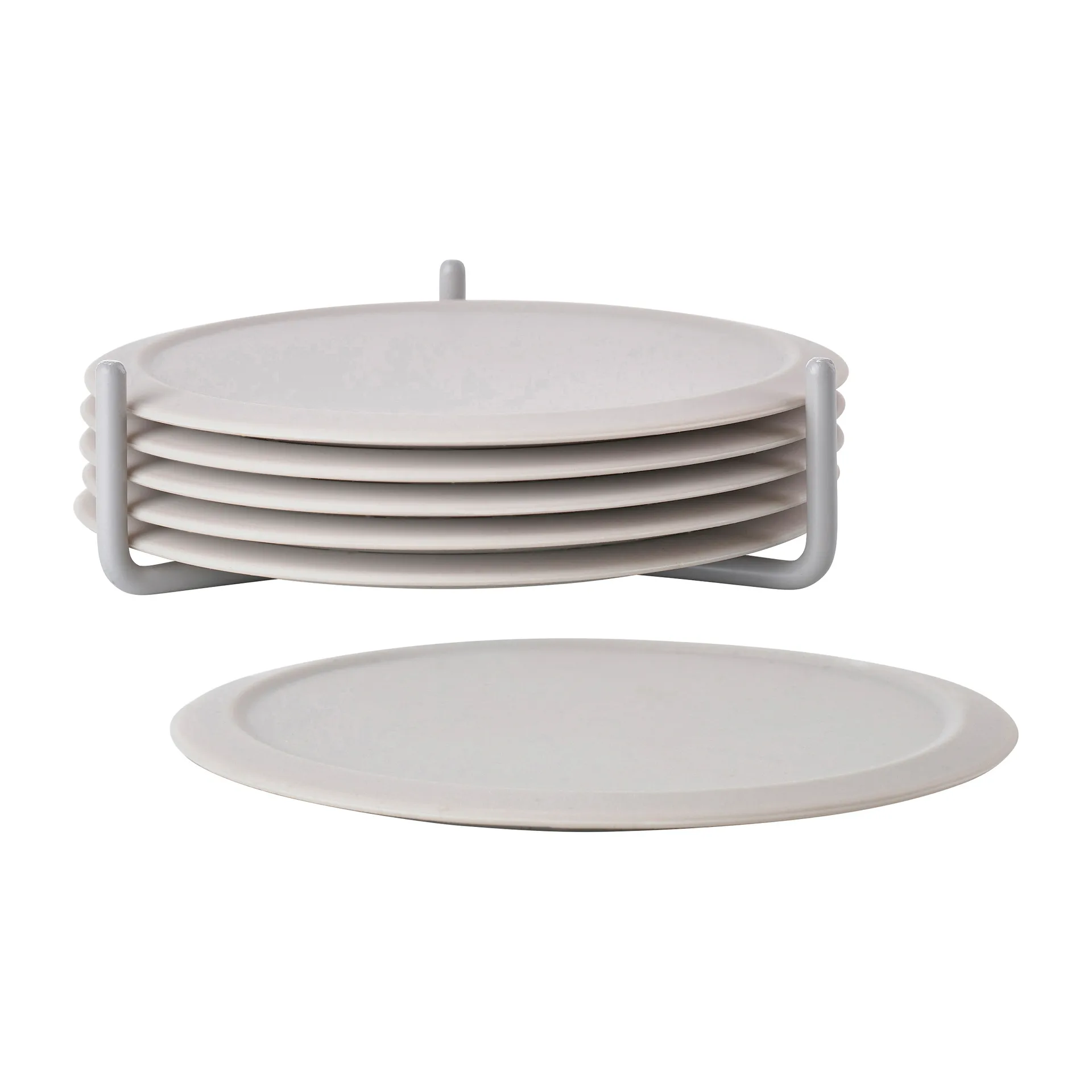 Singles σουβέρ 6-pack με βάση, Θερμό γκρι Zone Denmark