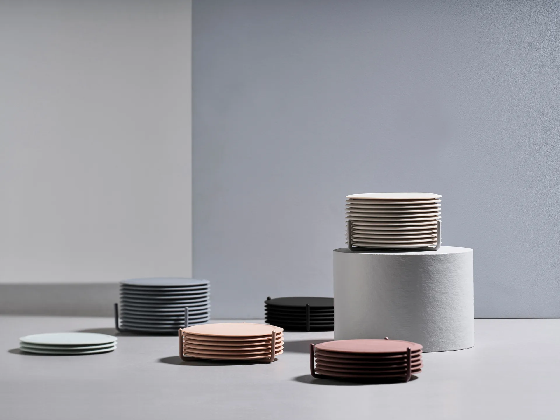 Singles σουβέρ 6-pack με βάση, Μαύρο Zone Denmark