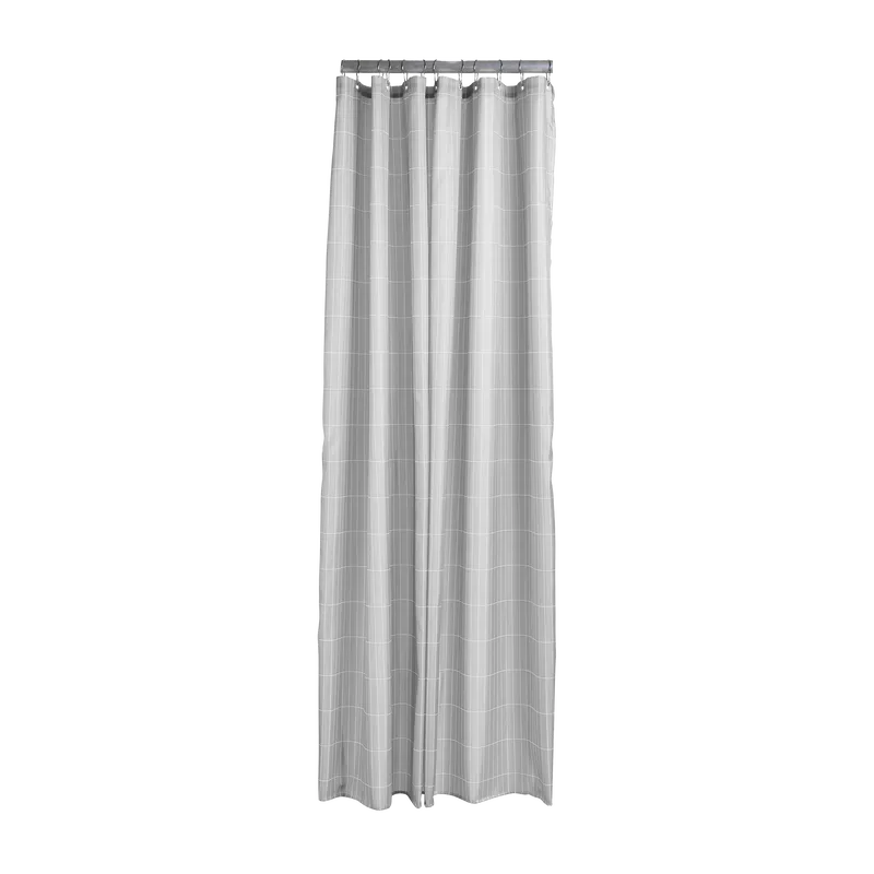 Tiles κουρτίνα μπάνιου 180x200 cm, Soft grey Zone Denmark