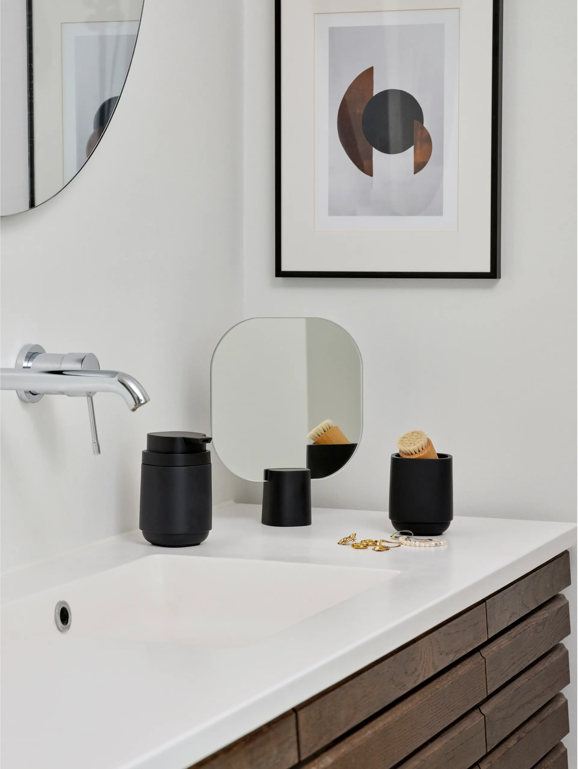 Καθρέφτης τραπεζιού Time 26,5 εκ., Black Zone Denmark