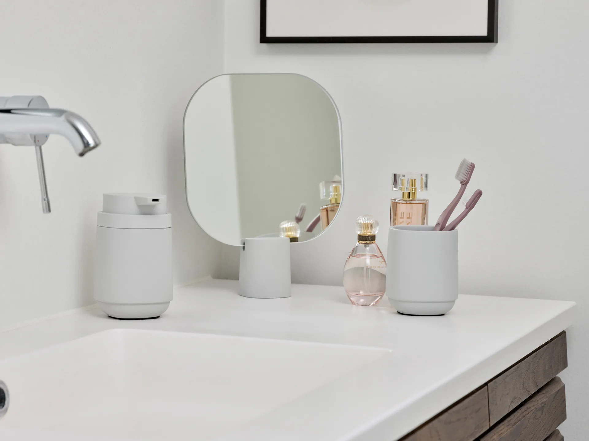 Καθρέφτης τραπεζιού Time 26,5 εκ., Soft Grey Zone Denmark