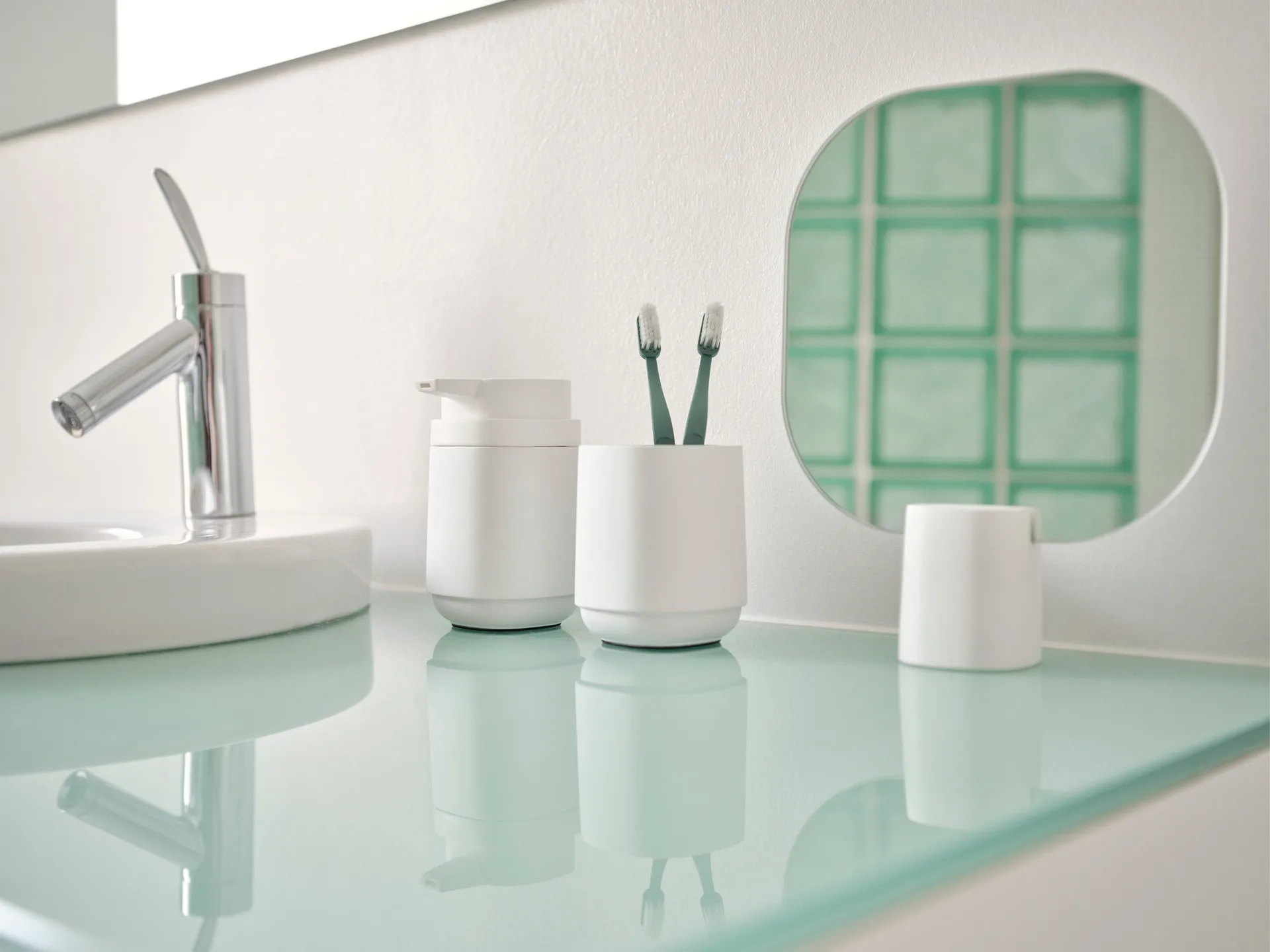 Κούπα οδοντόβουρτσας Time 9.8 εκ., White Zone Denmark