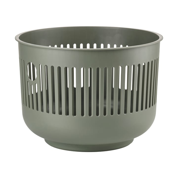 Ume καλάθι ρούχων Ø40x29 εκ. - Olive green - Zone Denmark