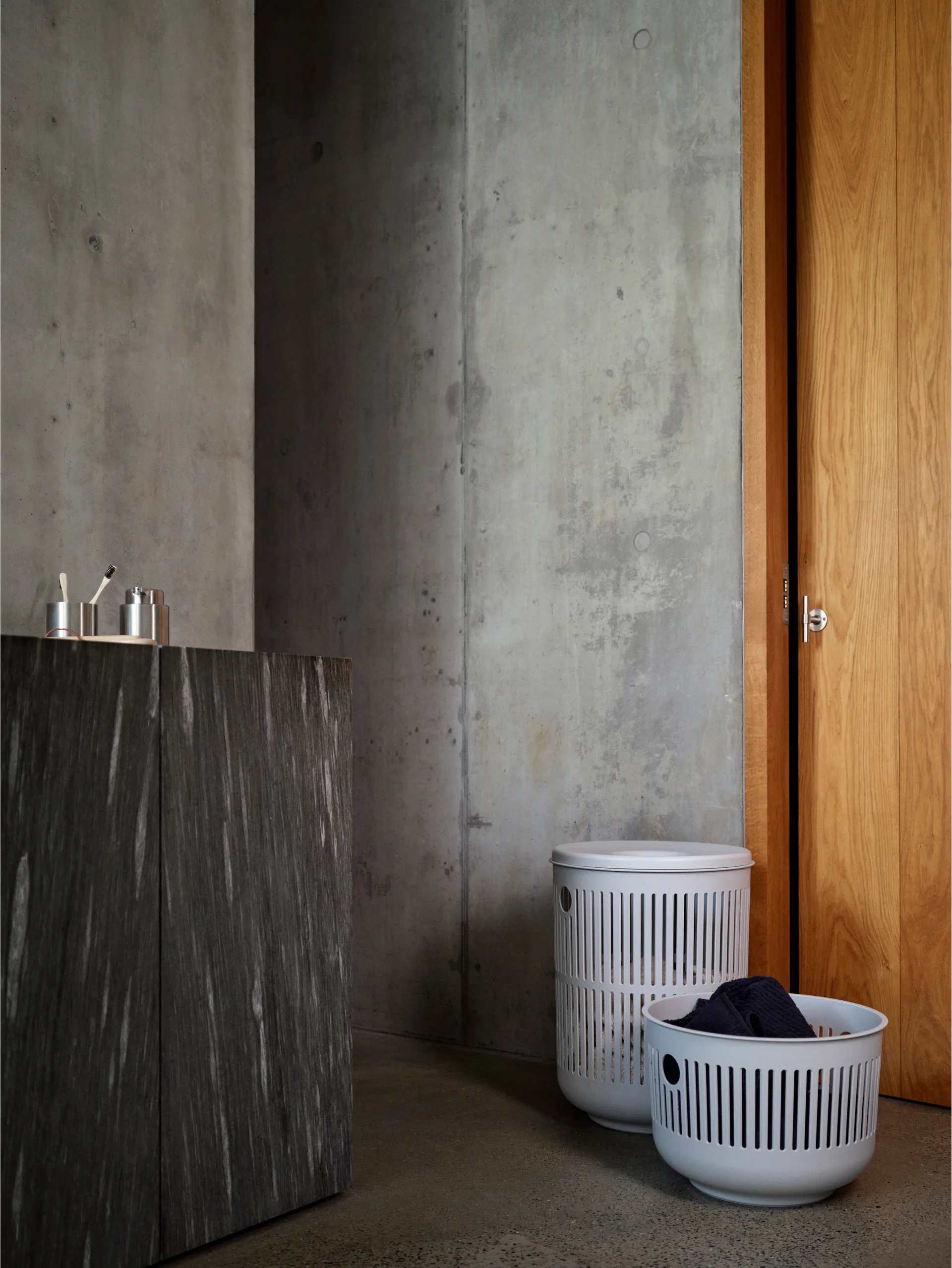 Ume καλάθι ρούχων Ø40x29 εκ., Soft Grey Zone Denmark