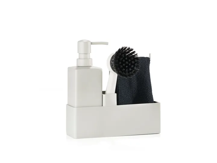 Σετ πλύσης πιάτων με πανί πιάτων - Warm grey - Zone Denmark