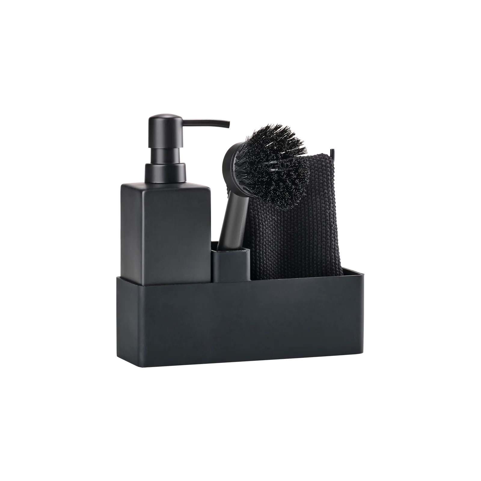 Σετ πιάτων με πανί πιάτων, Μαύρο Zone Denmark