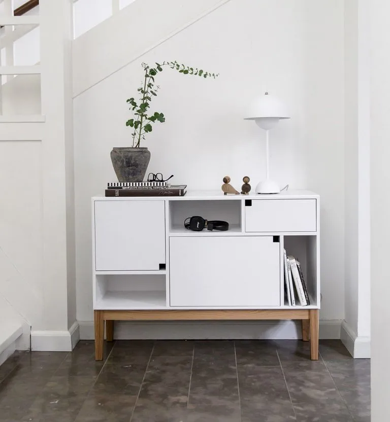 Ντουλάπι, Citti 6x3, Λευκό. βάση από ματ, λακαρισμένη δρυ Zweed