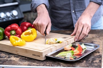 Zwilling BBQ+ ξύλο κοπής από μπαμπού με αθροιστικό δίσκο. - 39x30 εκ. - Zwilling