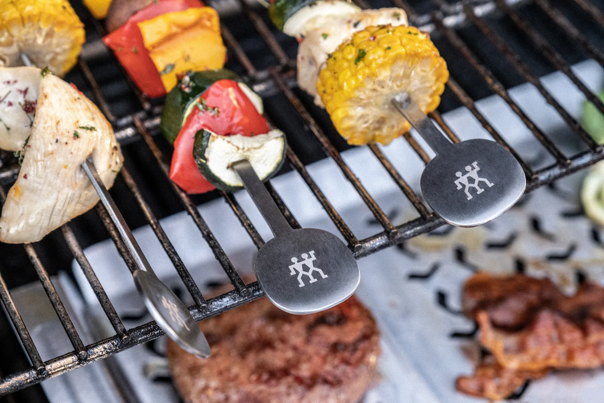 Zwilling BBQ+ καλαμάκια ψησταριάς 5 τεμάχια 29 εκ., Ανοξείδωτο ατσάλι Zwilling