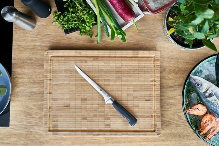 Zwilling Four star μαχαίρι φιλεταρίσματος 18 εκ., Μαύρο -ανοξείδωτο ατσάλι Zwilling