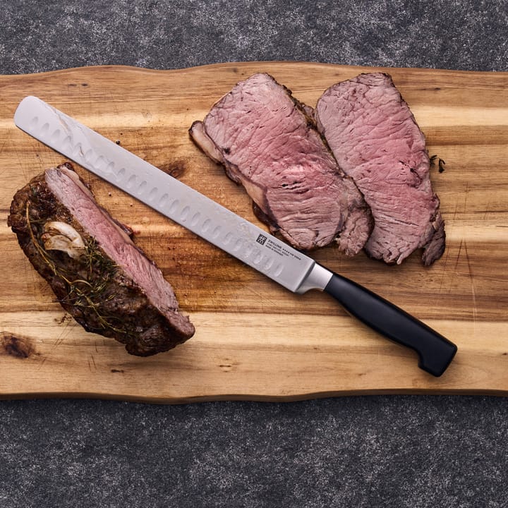 Zwilling Four star μαχαίρι /φιλεταρίσματος 26 εκ., Μαύρο -ανοξείδωτο ατσάλι Zwilling