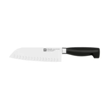 Zwilling Four star μαχαίρι santoku 18 εκ. - Μαύρο -ανοξείδωτο ατσάλι - Zwilling