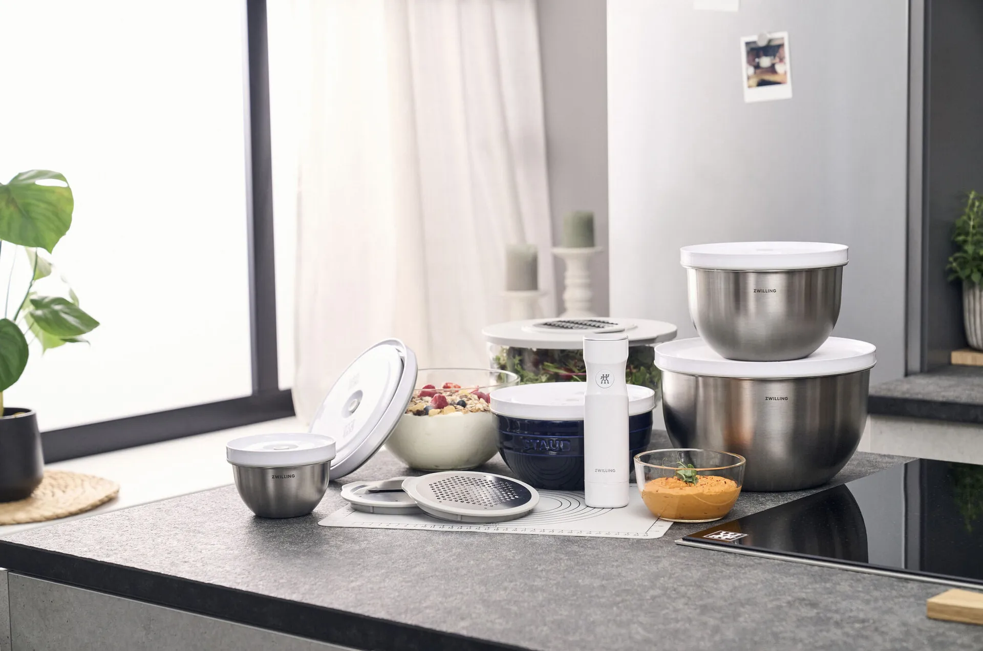 Zwilling Fresh & save μπολ με vacuum γυάλινο, 4 L Zwilling