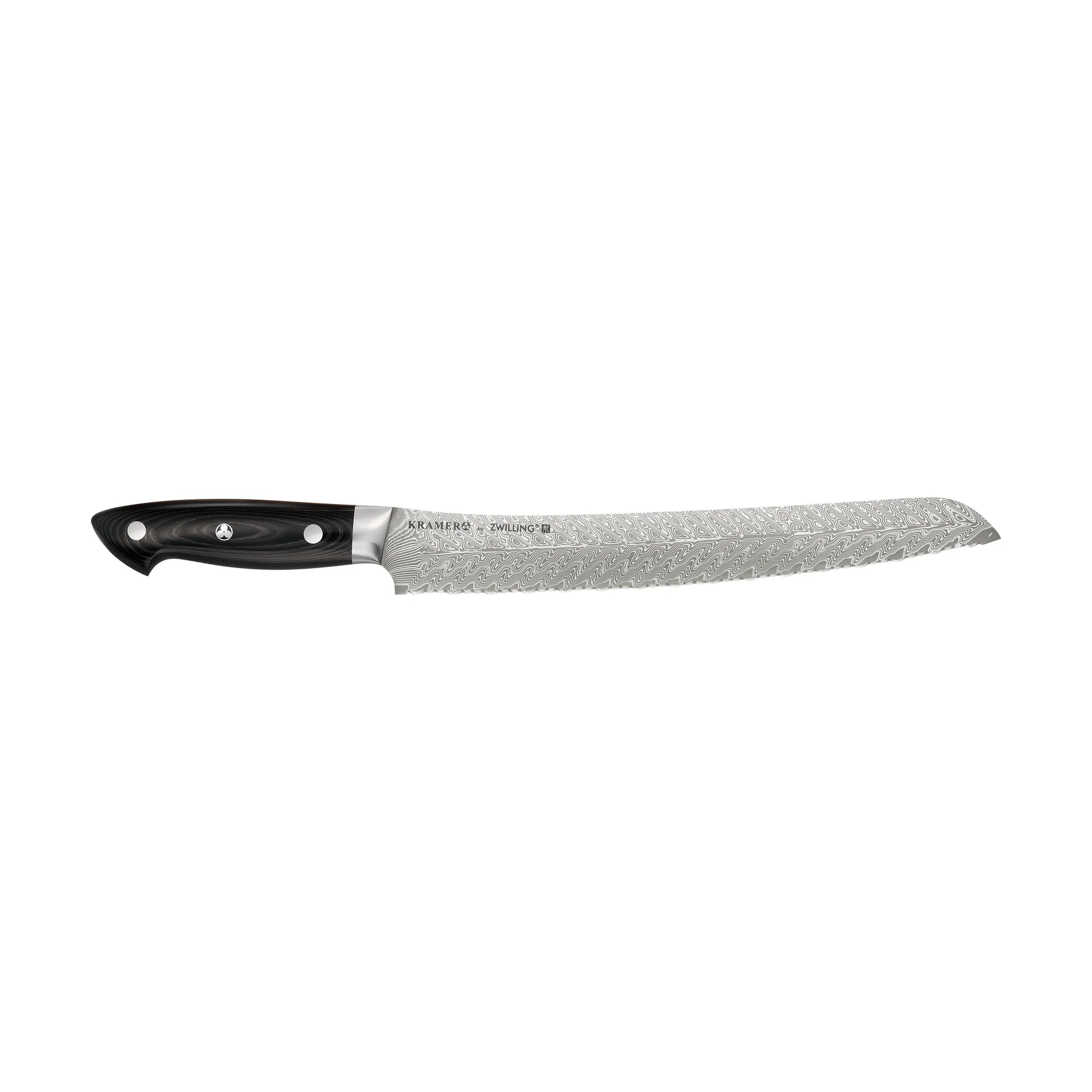 Zwilling Kramer euro stainless μαχαίρι ψωμιού 26 εκ., Δαμασκό μαύρο Zwilling