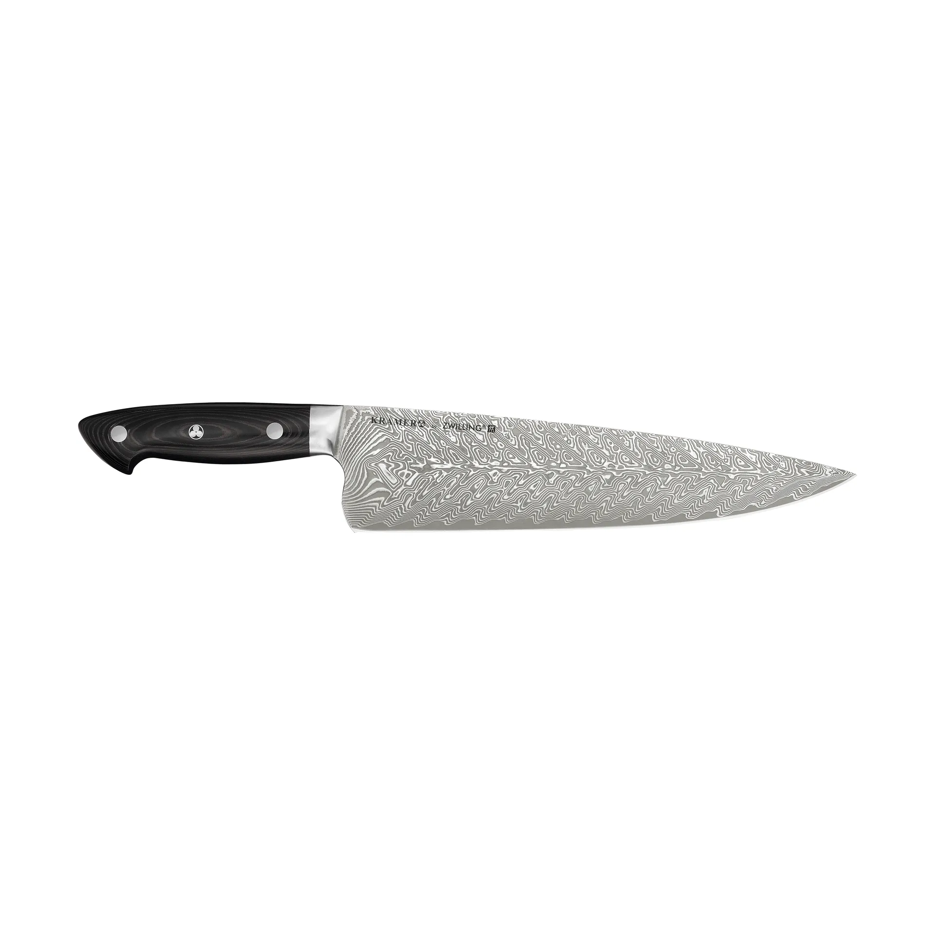 Zwilling Kramer euro stainless μαχαίρι σεφ 26 εκ., Δαμασκό μαύρο Zwilling