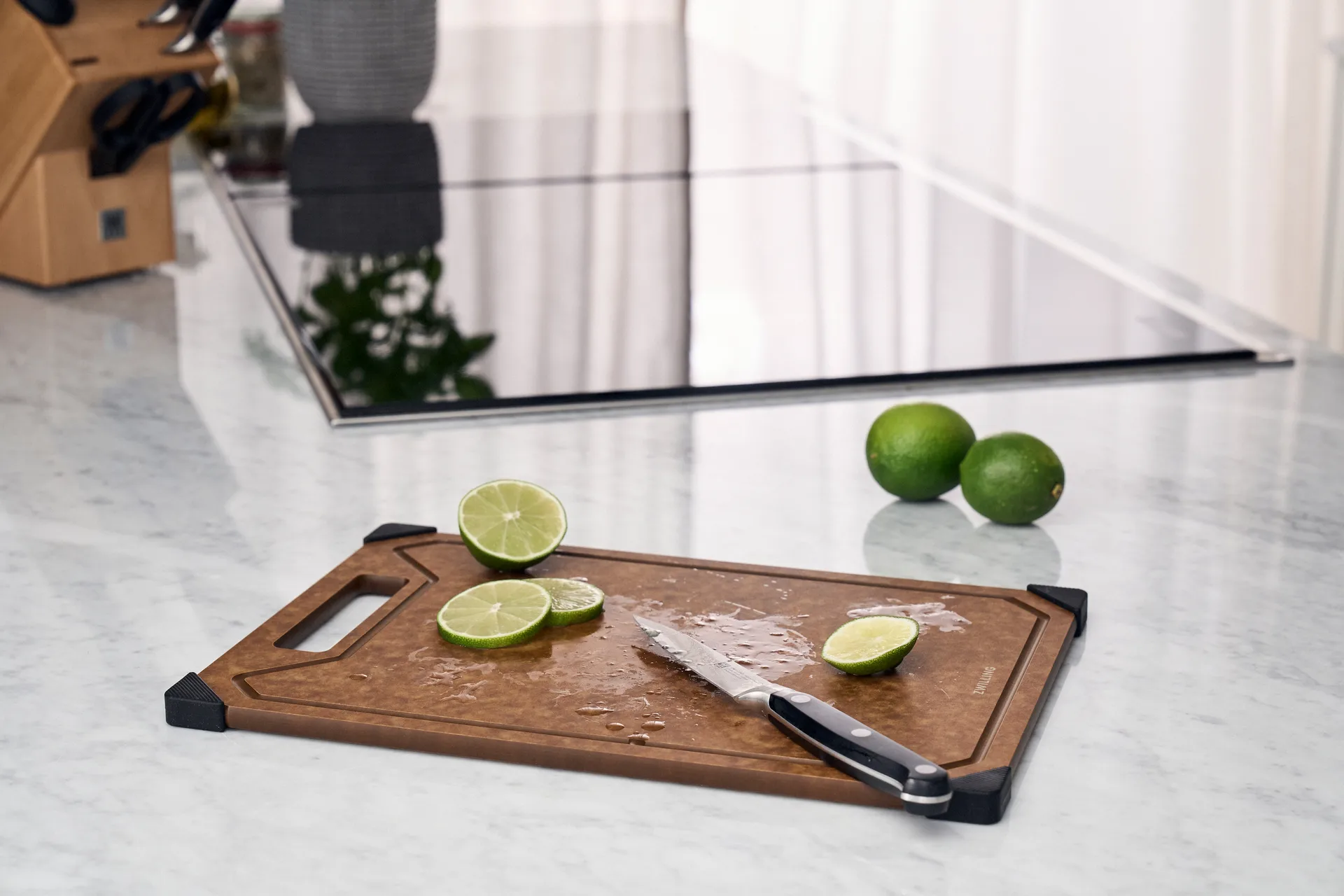 Ξύλο κοπής Zwilling από ξυλοΐνες, καφέ, M Zwilling