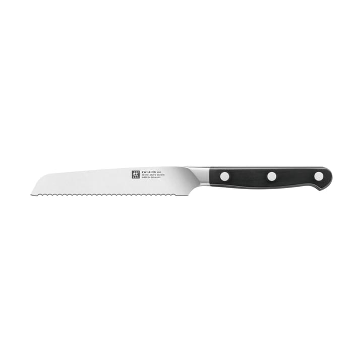 Zwilling Pro οδοντωτό μαχαίρι γενικής χρήσης 13 εκ. - Μαύρο -ανοξείδωτο ατσάλι - Zwilling