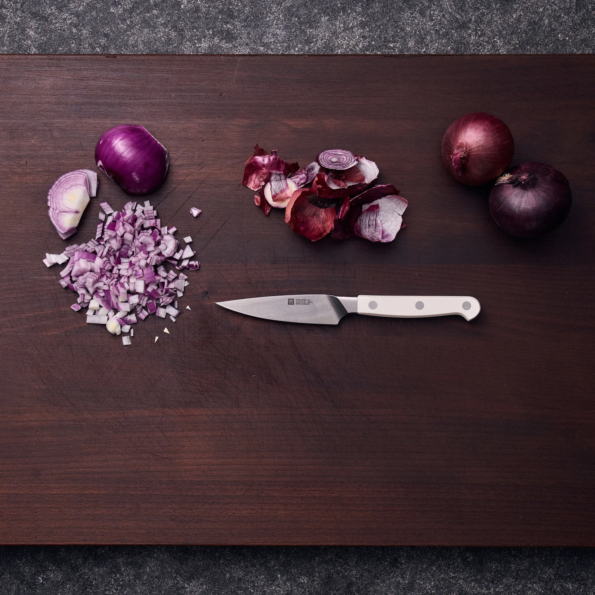 Zwilling Pro le Blanc μαχαίρι ξεφλουδίσματος 10 εκ., Λευκό-ανοξείδωτο ατσάλι Zwilling