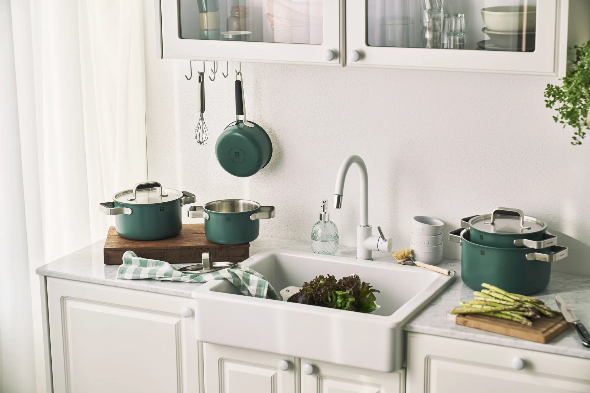 Σετ κατσαρόλες Zwilling Pure 5 τεμαχίων, Πράσινο Zwilling