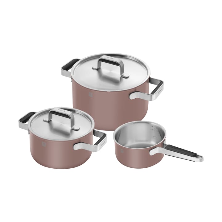 Σετ κατσαρόλες Zwilling Pure 5 τεμαχίων - Ροζ - Zwilling