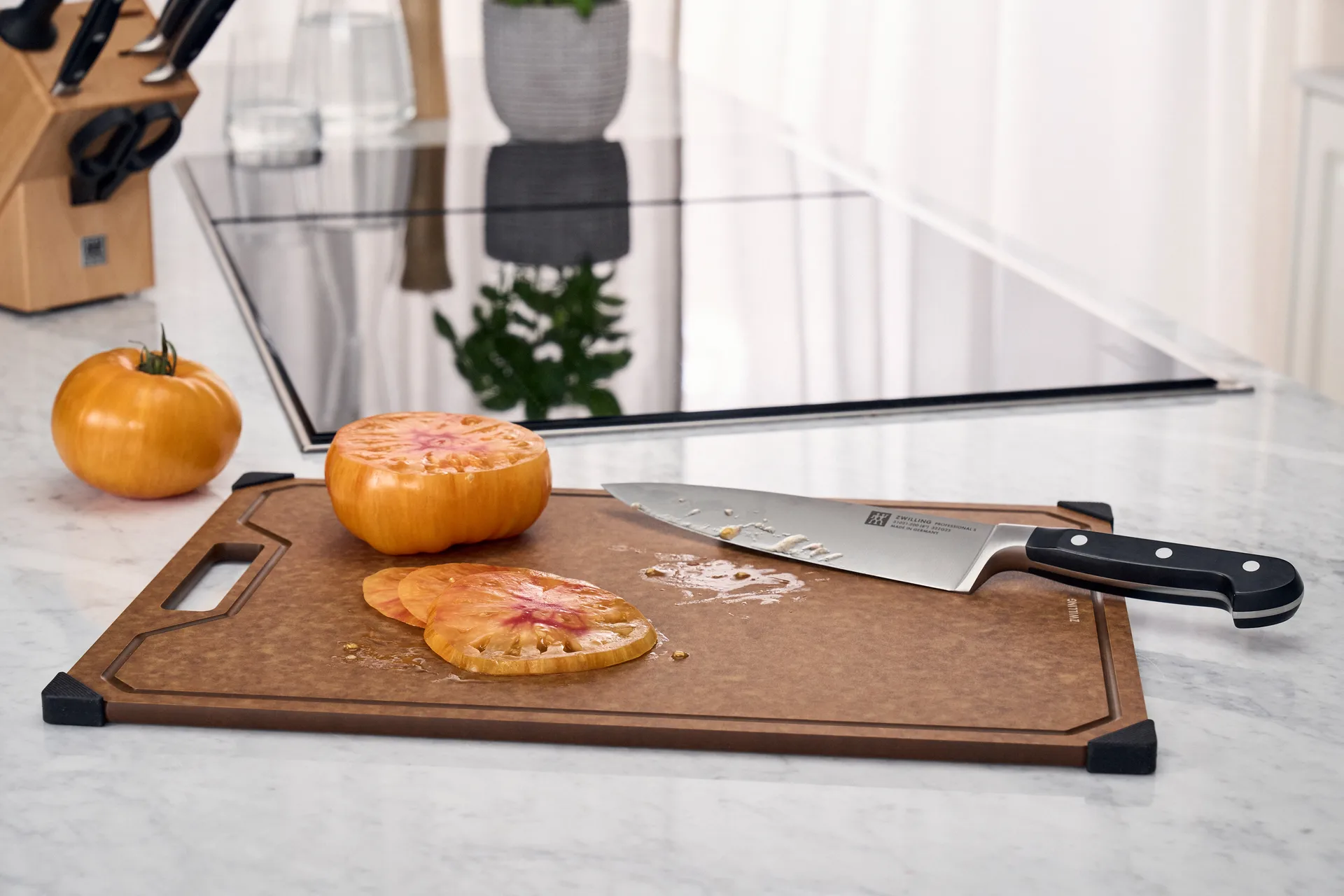 Ξύλο κοπής Zwilling από ξυλοΐνες, καφέ, S Zwilling