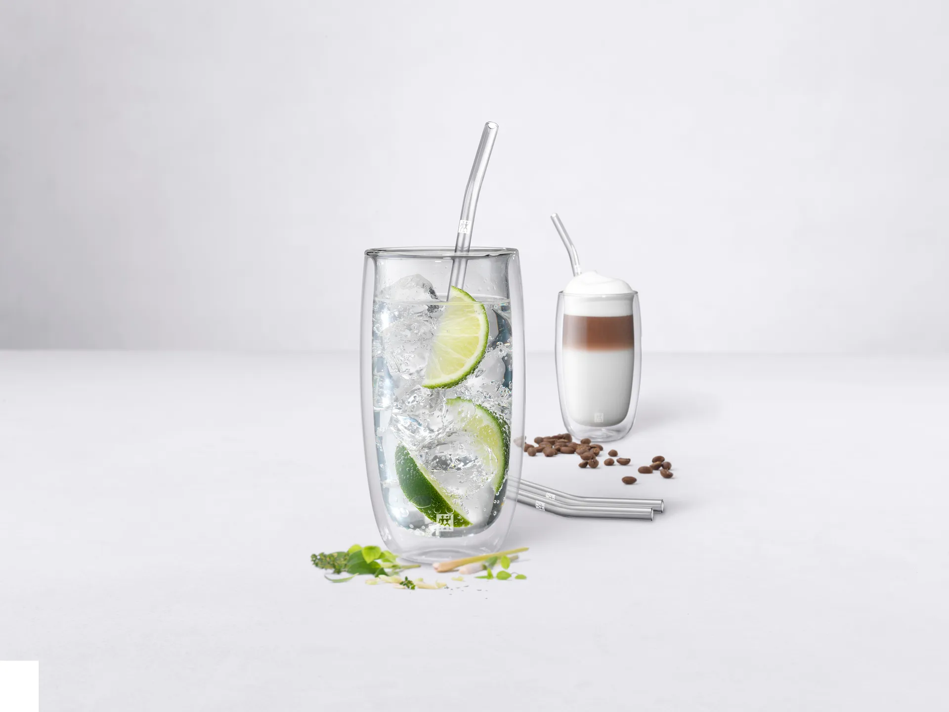 Zwilling Sorrento καλαμάκια που διπλώνουν Συσκευασία 4 τεμαχίων, Διαφανές Zwilling