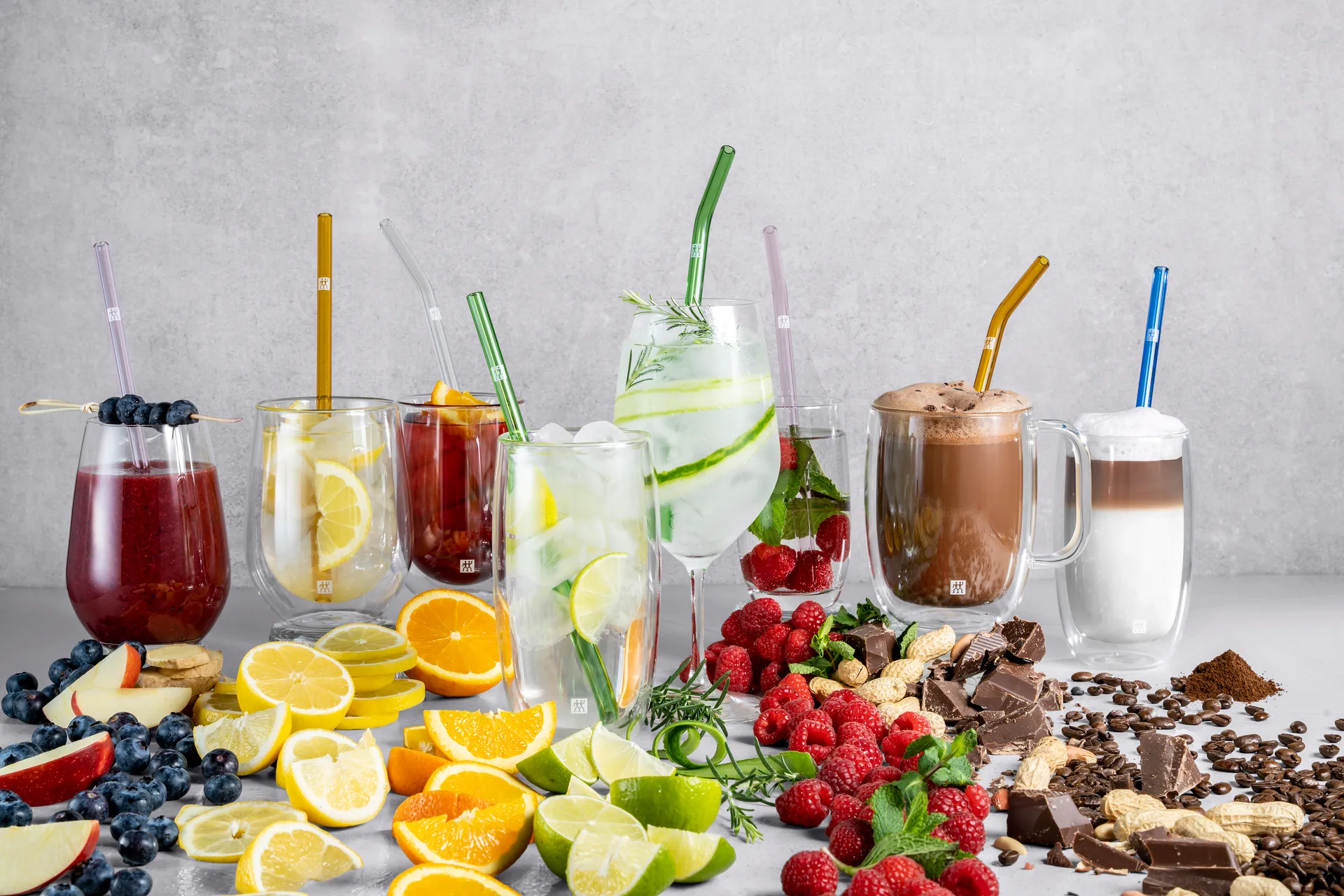 Zwilling Sorrento καλαμάκια Συσκευασία 4 τεμαχίων, Πολύχρωμο Zwilling