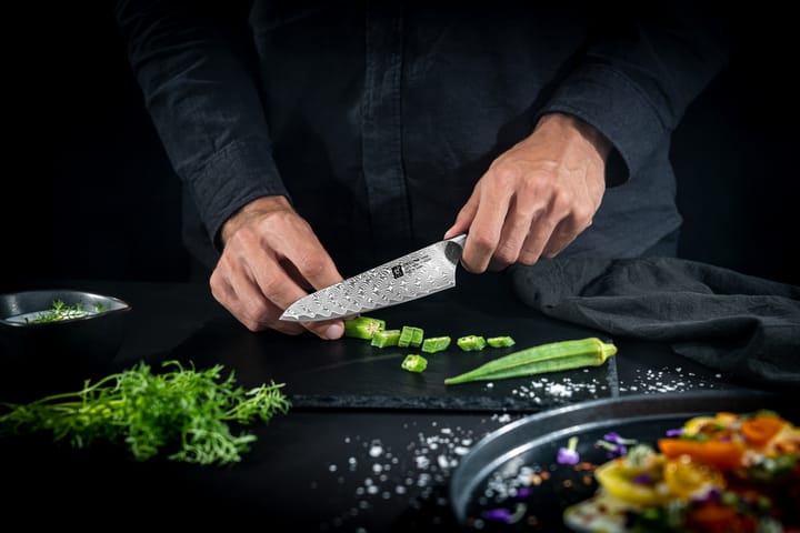 Zwilling Tanrei συμπαγές μαχαίρι σεφ 14 εκ., Δαμασκό μαύρο Zwilling