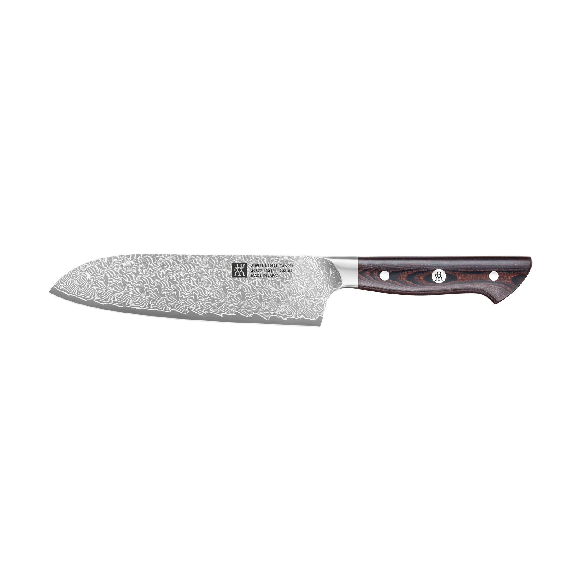 Zwilling Tanrei μαχαίρι santoku 18 εκ., Δαμασκό μαύρο Zwilling