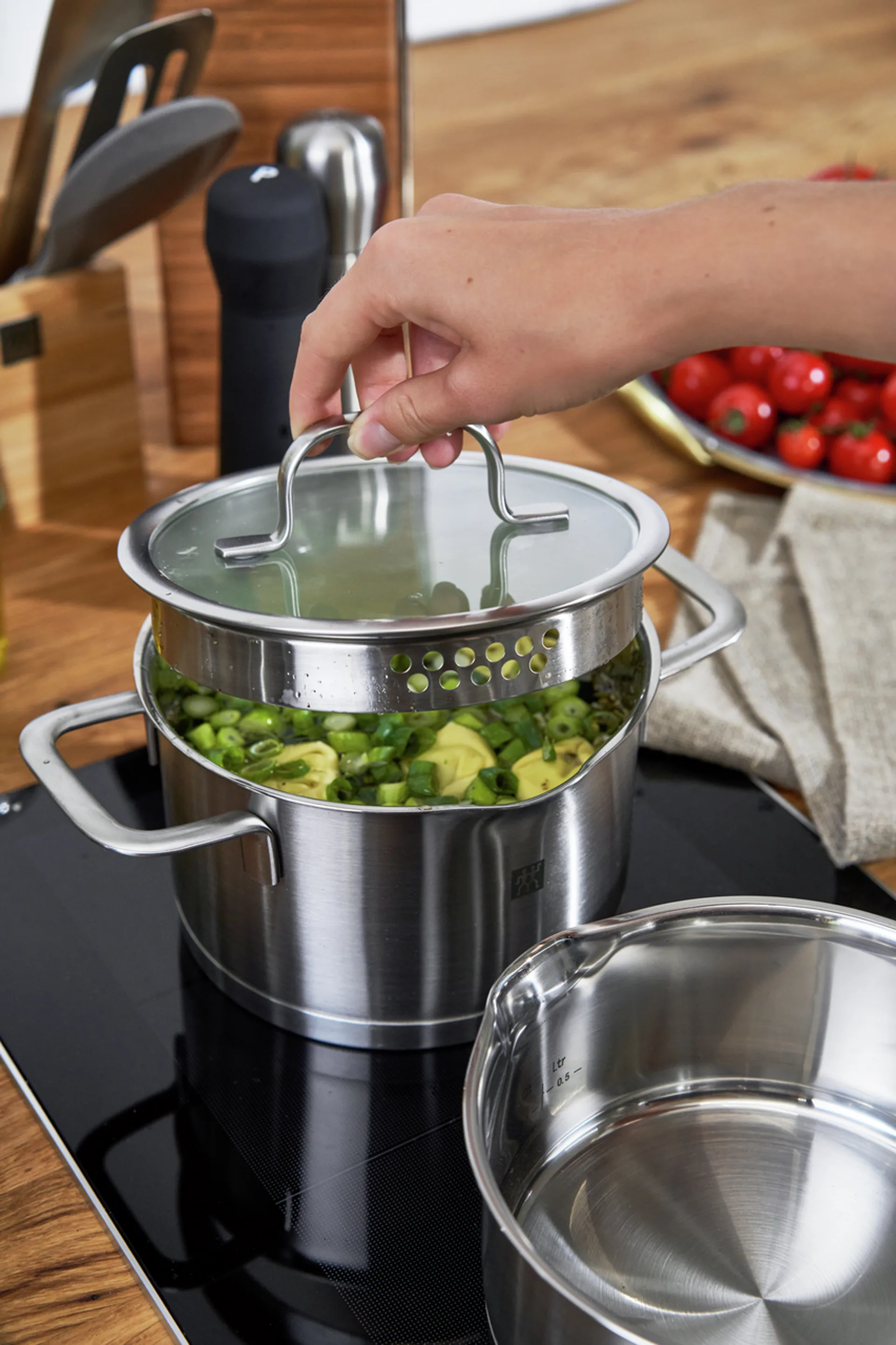 Zwilling TrueFlow κατσαρολάκια σετ 5 τεμάχια, Ασημί Zwilling