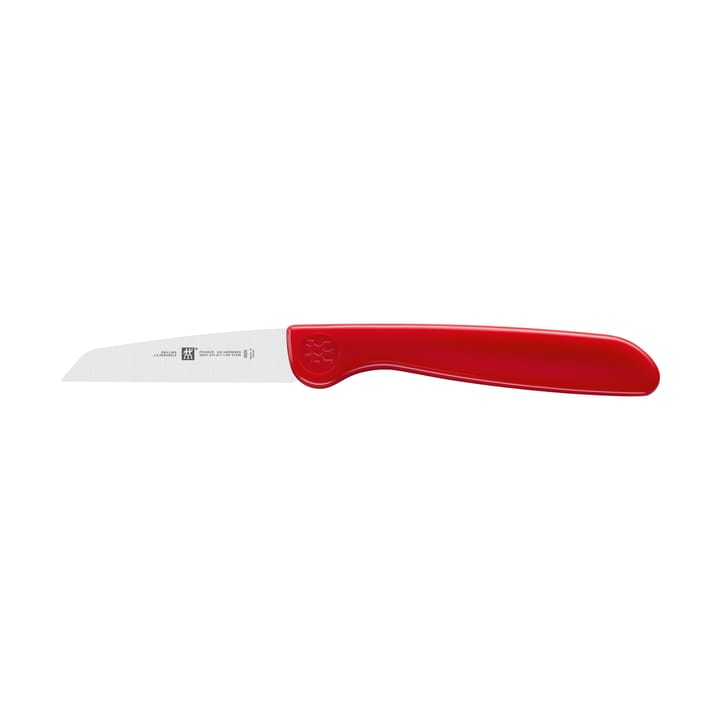 Zwilling Twin grip μαχαίρι λαχανικών 7 εκ. - Κόκκινο-ανοξείδωτο ατσάλι - Zwilling