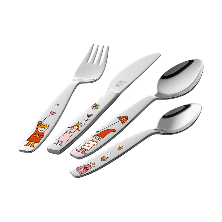 Zwilling Twin kids σετ παιδικών μαχαιροπήρουνων 4 τεμαχίων - Emelie πριγκίπισσα - Zwilling