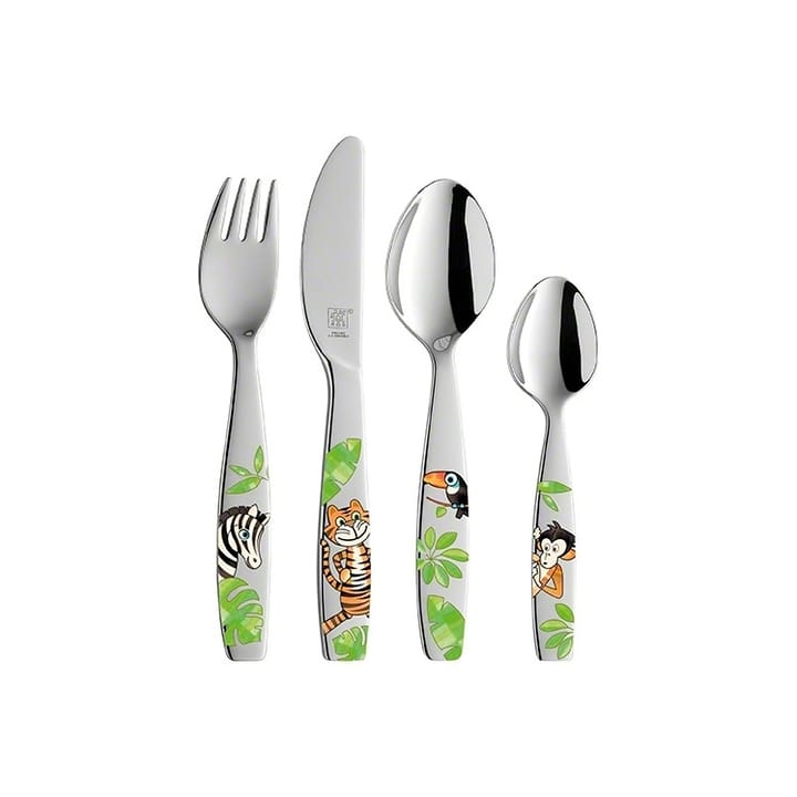 Zwilling Twin Kids knight Jungle παιδικά μαχαιροπίρουνα 4 τεμάχια - 4 τεμάχια - Zwilling