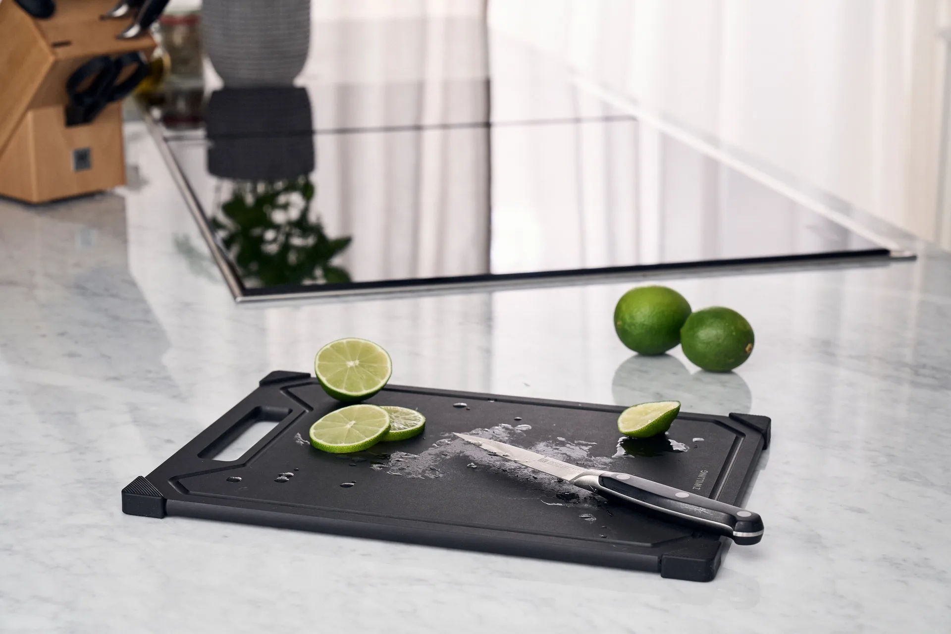 Zwilling σανίδα κοπής ινών ξύλου μαύρη, Λ Zwilling